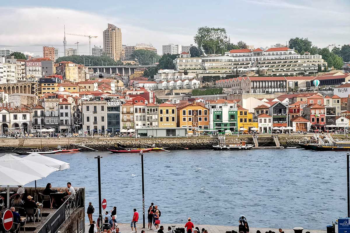 Sur les rives du Douro à Porto