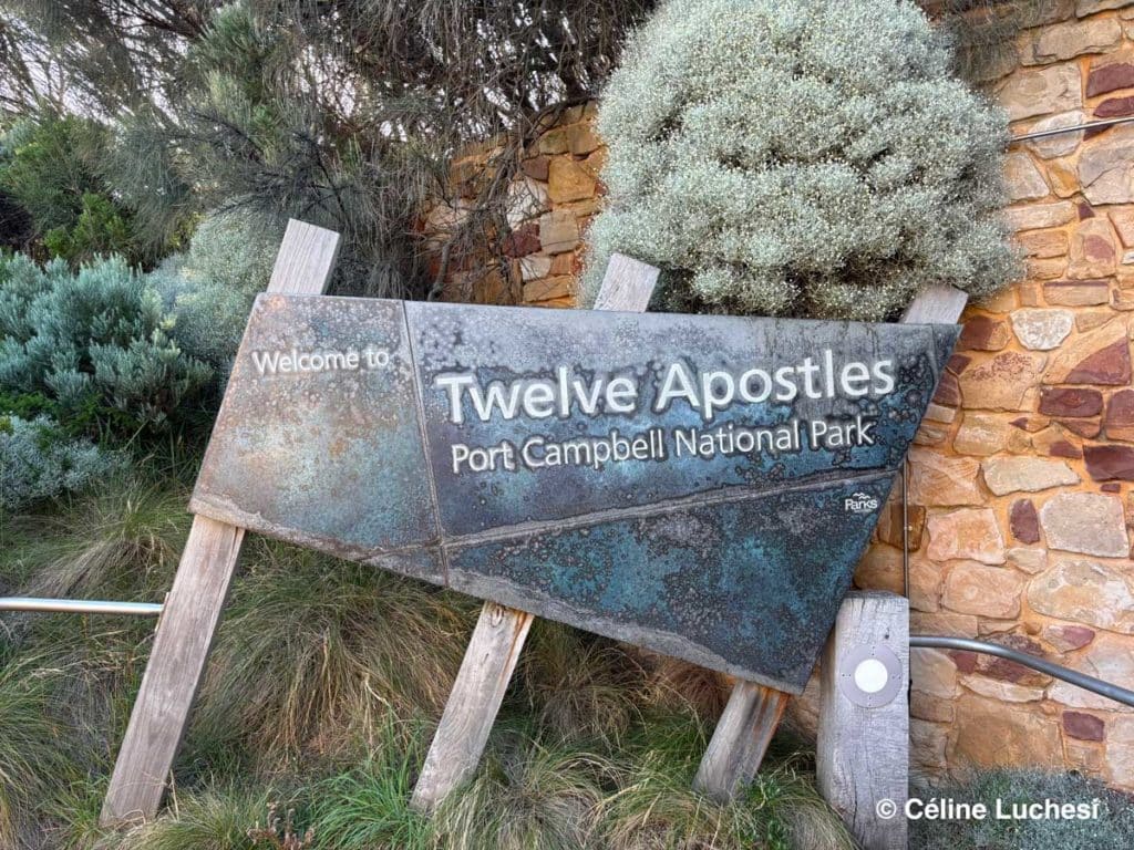 Entrée du parc Twelve Apostles